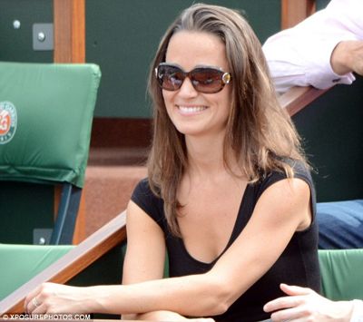 Who is the dashing French admirer accompanying Pippa Middleton at the French