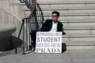 Struggling Student needs new Prada.