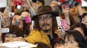 Japanese Johnny Depp meets real Johnny Depp.