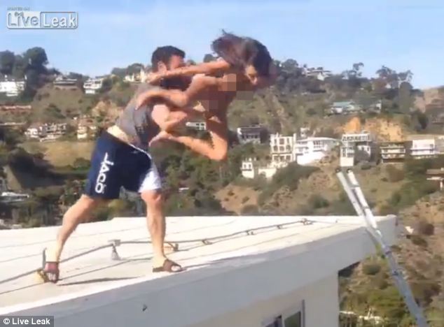 Video: Instagram’s Dan Bilzerian throws a porn star onto cement and 