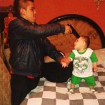 Luis Martin Rocha Perez posts picture of him pointing gun to nephew’s head on facebook