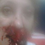 Lorena Sabio beaten by rival Argentinian Boca Junior fan. Now on the run.