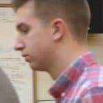 Pictured, David Becker during trial proceedings.