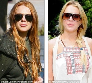 Lindsay Lohan Dyes Her Hair its Natural Color