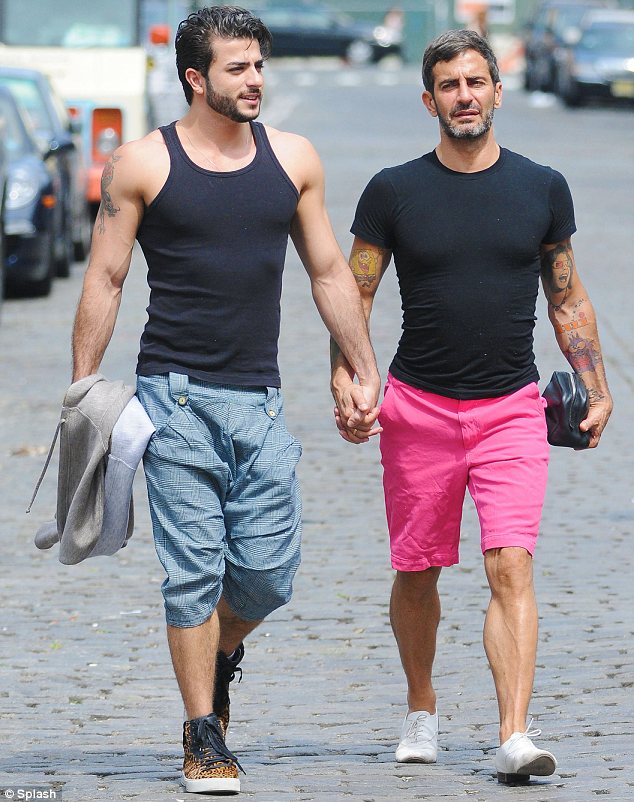 Marc Jacobs has a three-hour dinner date with ex-fiancé Lorenzo Martone