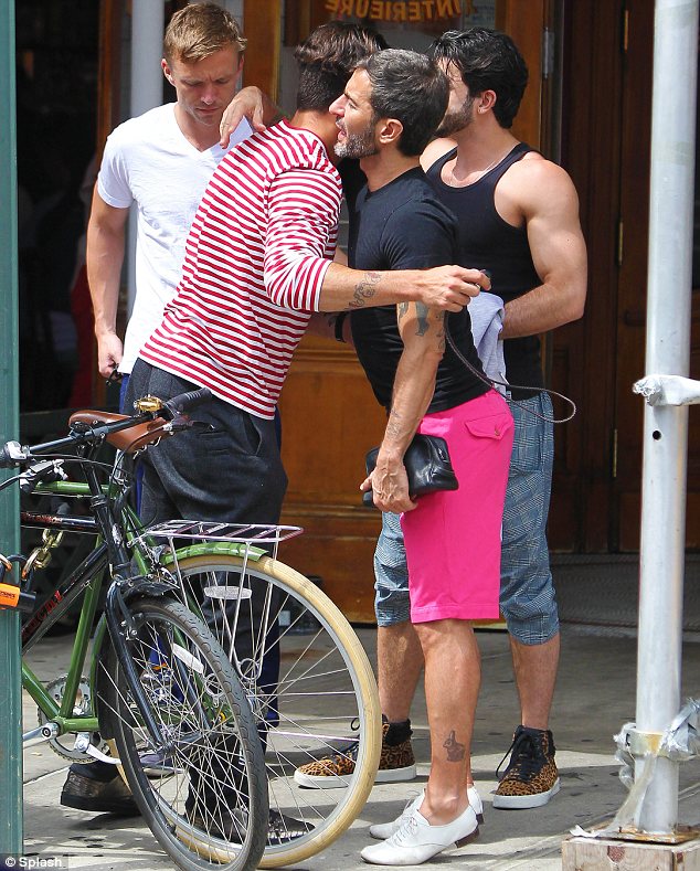 Marc Jacobs has a three-hour dinner date with ex-fiancé Lorenzo Martone