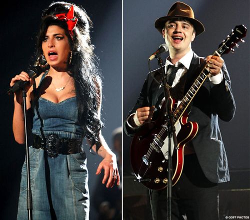 Amy Winehouse and Pete Doherty.