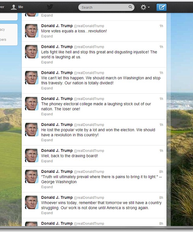 Donald Trump tweets