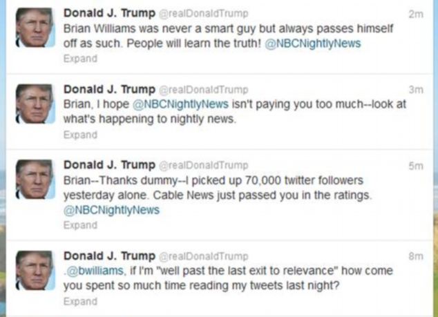 Donald Trump twitter.