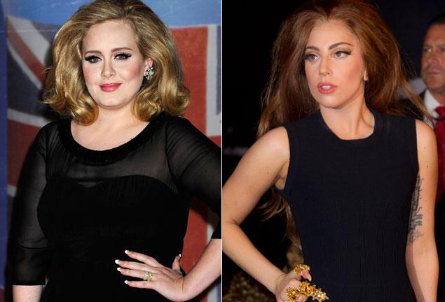 Adele and Lady Gaga.