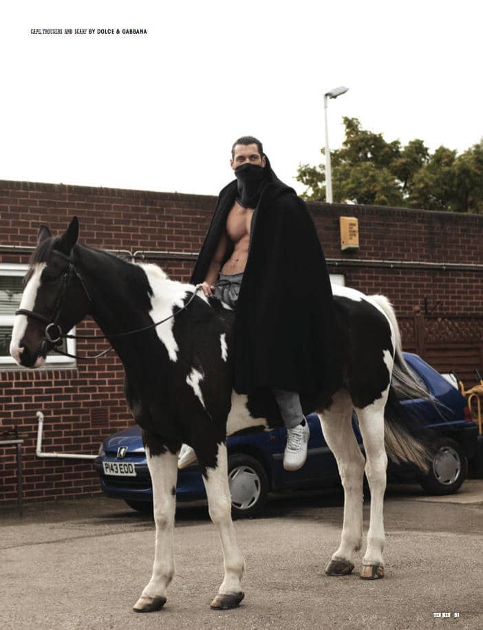David Gandy for 10 Men's Magazine. David Gandy for 10 Men's Magazine.