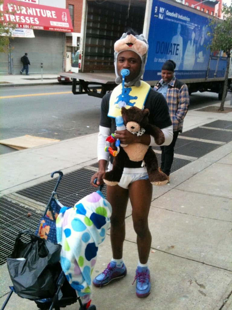 Hipster for Halloween in Williamsburg. Hipster for Halloween in Williamsburg.