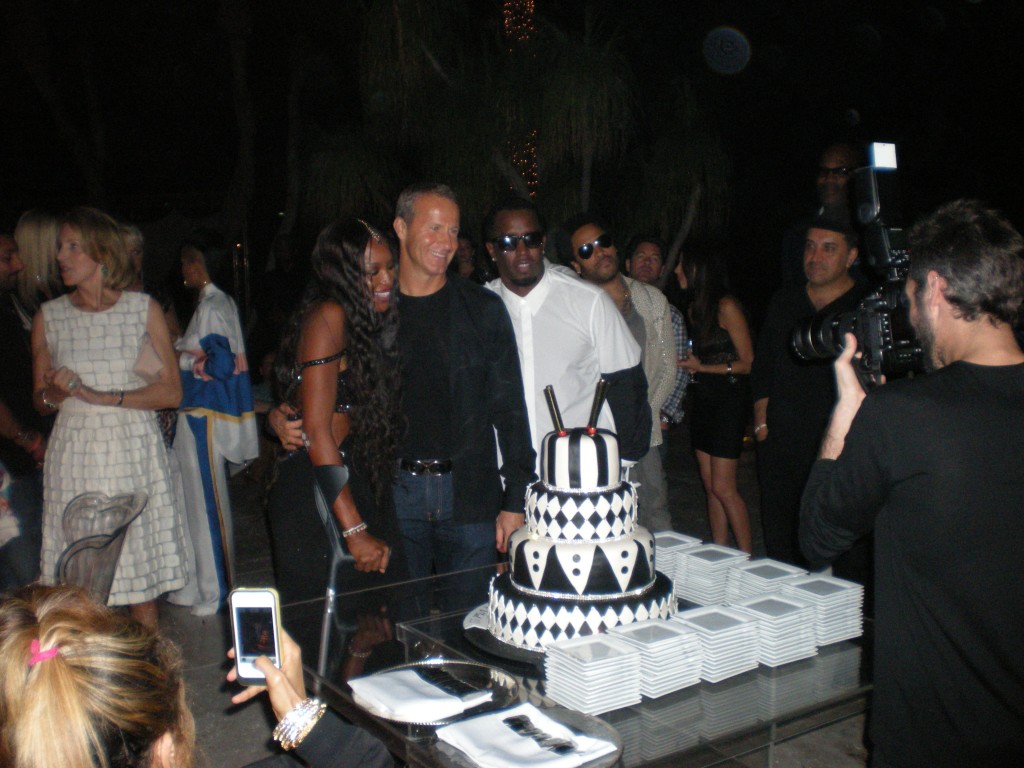 Naomi Campbell, Vladislav Doronin and Sean Combs