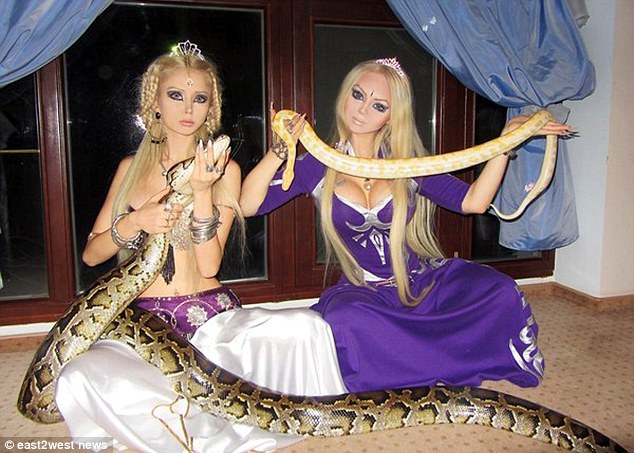 Valeria Lukyanova and Olga Oleynik.