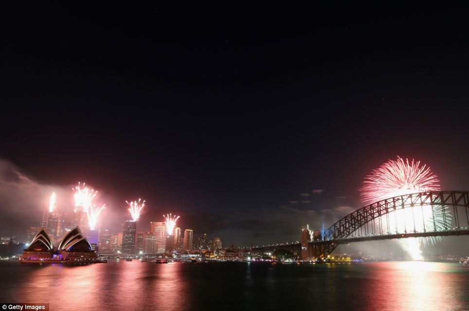 Sydney Australia new year's day