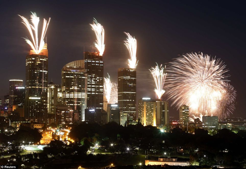 Sydney Australia new year's day