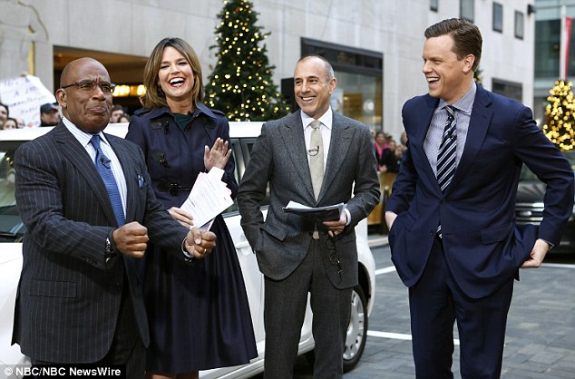 Al Roker, Savannah Guthrie, Matt Lauer, Willie Geist