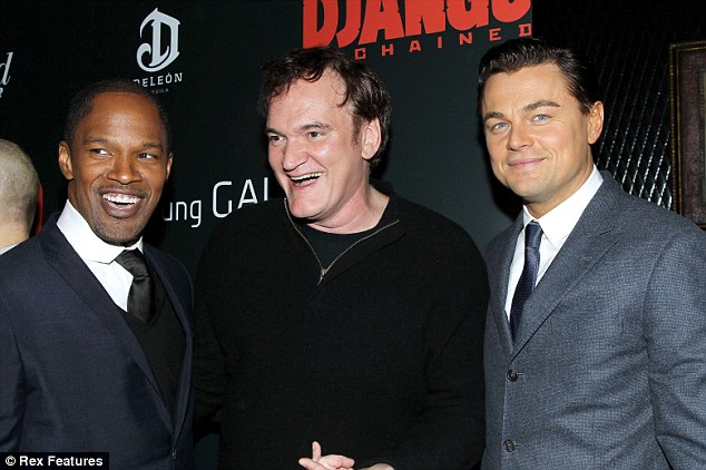 Django Unchained: Jamie Fox, Quentin Tarantino, Leonardo DiCaprio