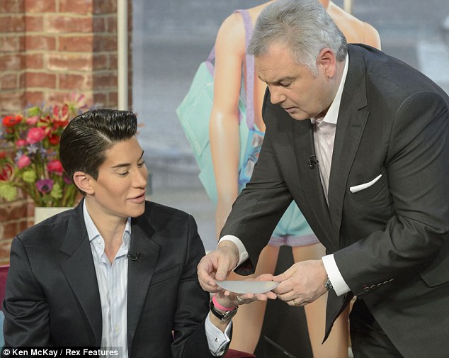 Justin Jedlica and presenter  Eamonn Holmes 