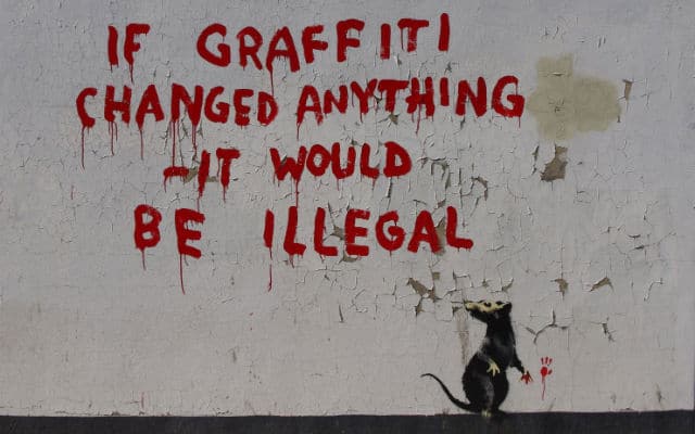 Banksy arrested