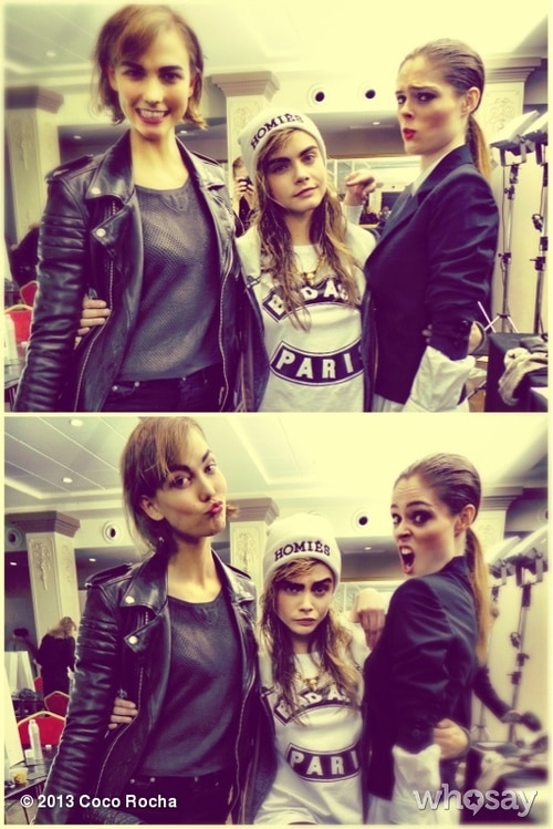 Karlie Kloss, Cara Delevingne, and Coco Rocha