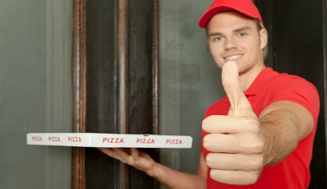 wifes flssh pizza delivery guy