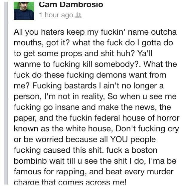 Cameron D’Ambrosio Cameron D’Ambrosio