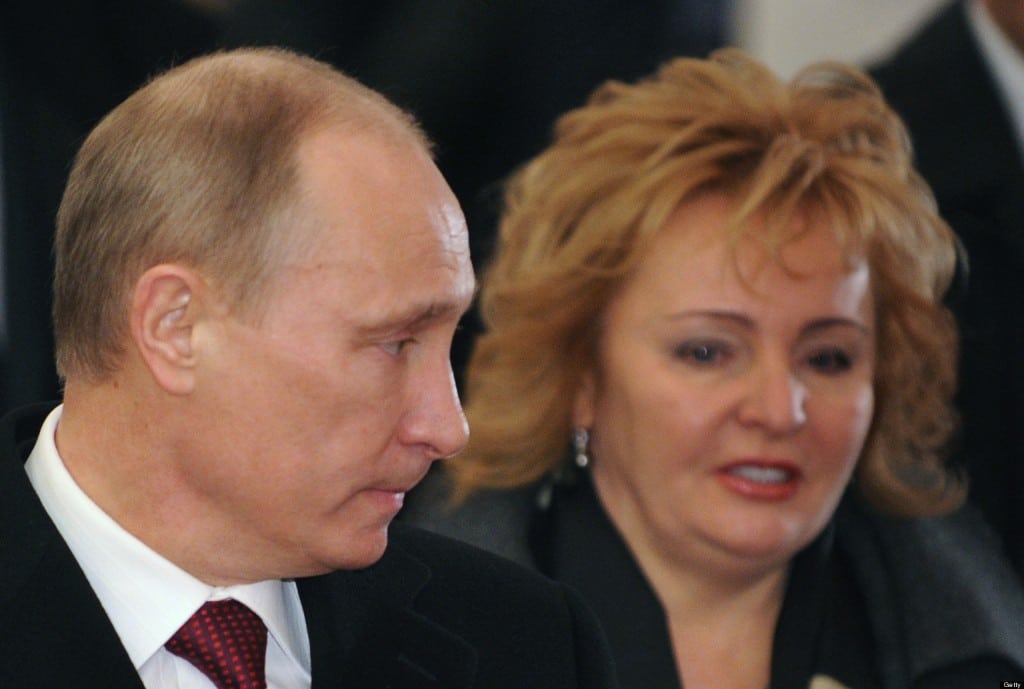 Vladimir Putin and his wife Lyudmila