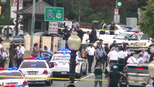 US Capitol lockdown. Suspect in custody after 7 gunshots fired.
