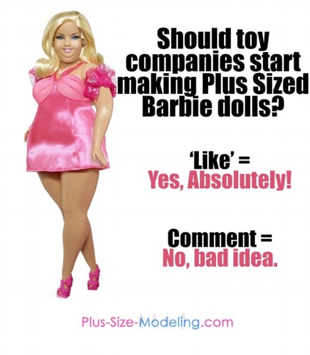 Plus size Barbie