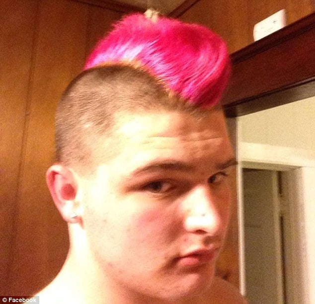 Student who got pink mohawk for breast cancer awareness
