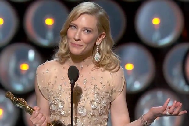 Cate Blanchett thanked Woody Allen