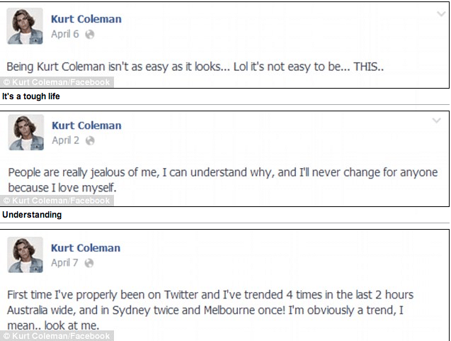 Australia's Kurt Coleman