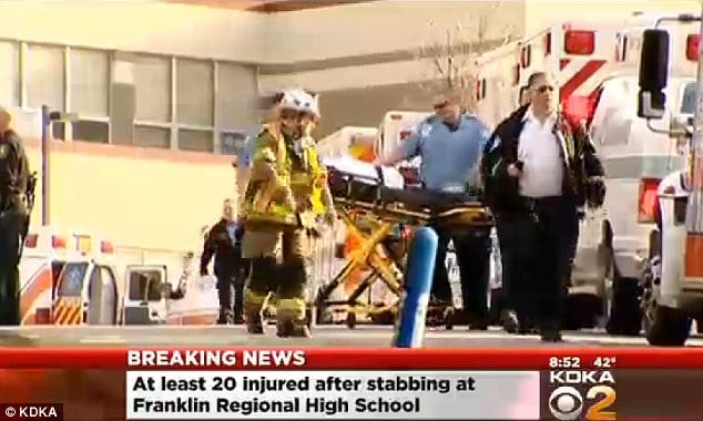  20 students injured in stabbings at Pennsylvanian high school