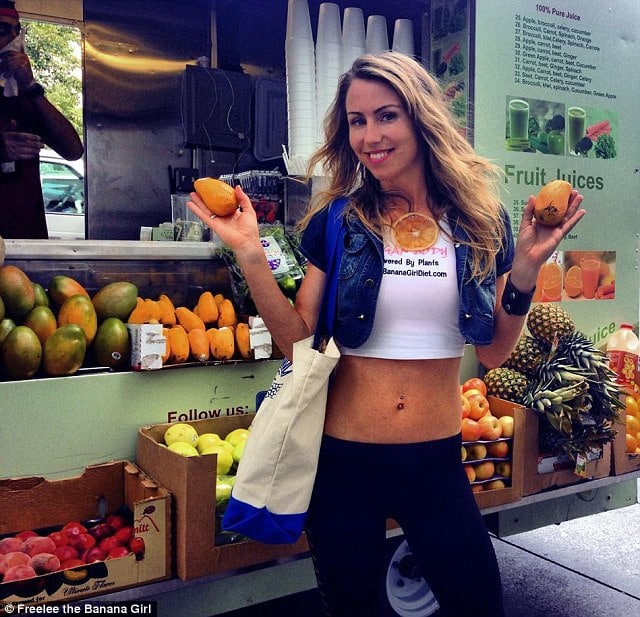 Diet Guru Freelee The Banana Girl Explains How 51 Bananas A Day Makes