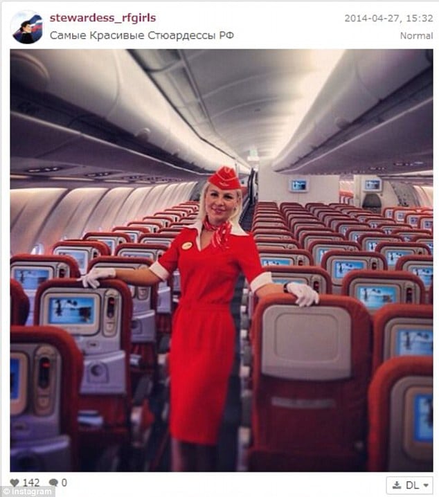 Flight attendant selfies