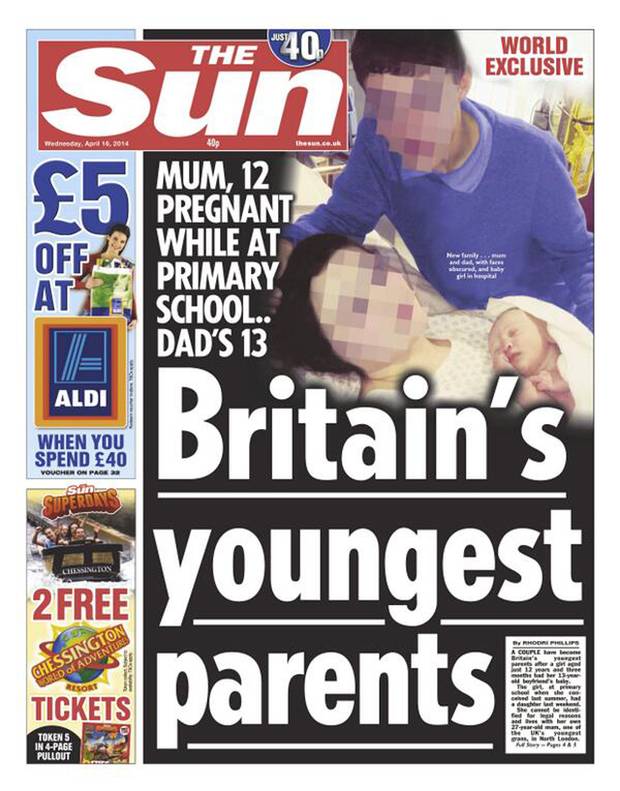 Britain's youngest parents
