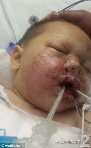 Swat team throws a stun grenade into toddler's crib