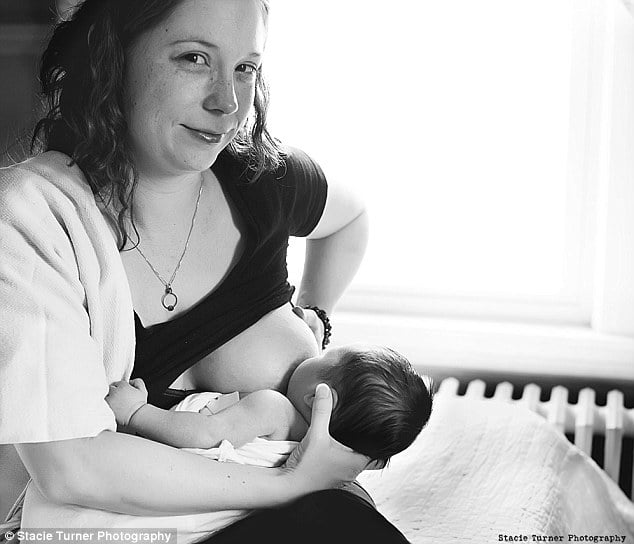 Breastfeeding selflies 