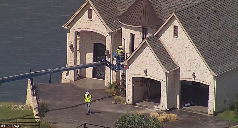 Mansion dangling off cliff