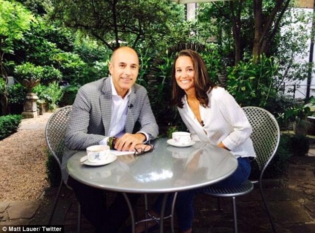 Pippa Middleton Matt Lauer