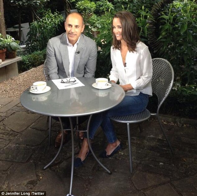 Pippa Middleton Matt Lauer