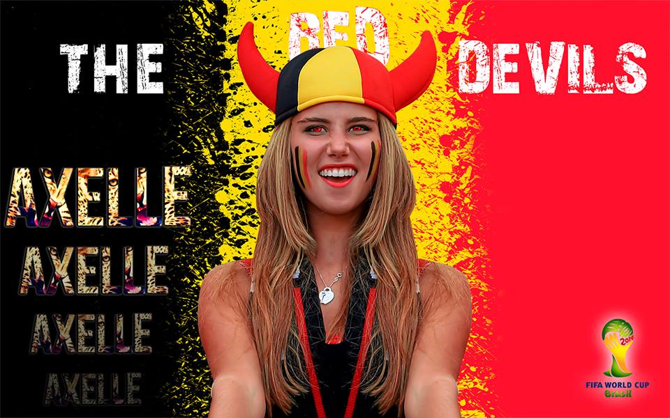 Pictures Axelle Despiegelaere Belgian World Cup Fan Wins L Oreal Modeling Contract