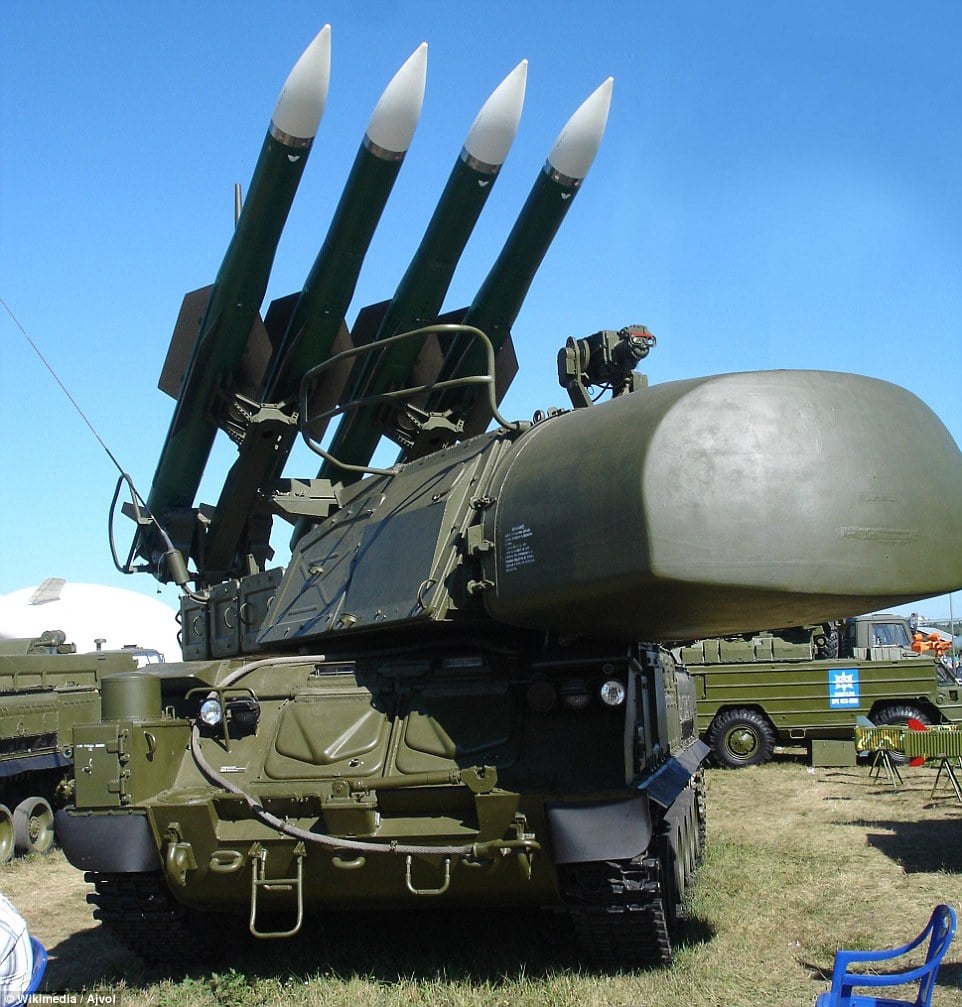 BUK missile launcher