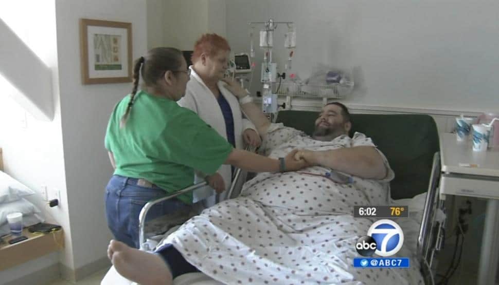 Dan Maurer has 100 pound scrotum removed