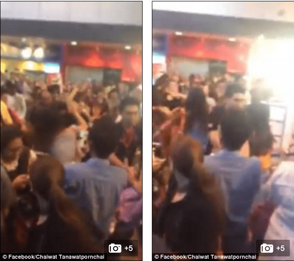 Women brawl at Bangkok airport