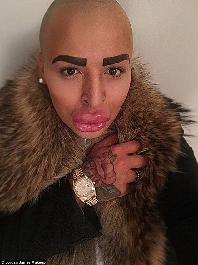 Jordan James Parke, male Kim Kardashian wannabe spends $150K to look ...