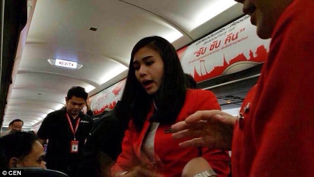 Thai AirAsia flight attendant scalded