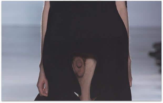 Rick Owens men’s fashion show penis
