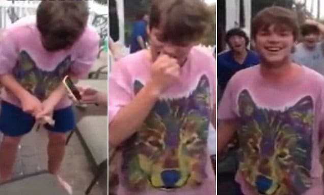 Frat student bites head off hamster